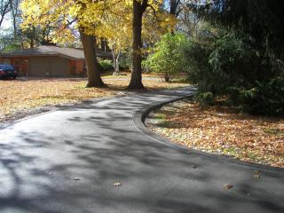 custom winding driveway